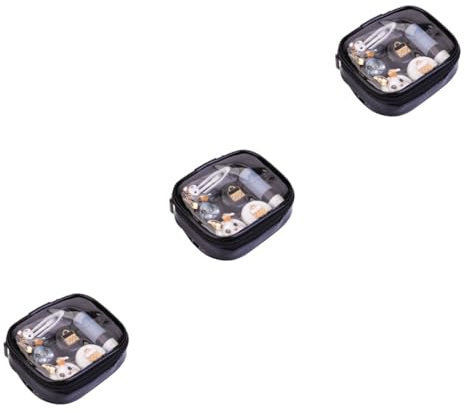 Healvian 3st Kontaktfall Halter Kontaktlinsenlösung Behälter Für Kontaktlinsen Reiseetui Für Kontaktlinsen Waschmaschinenbälle Kontaktlinsenbehälter Kontaktlinsen- Zubehör Augen