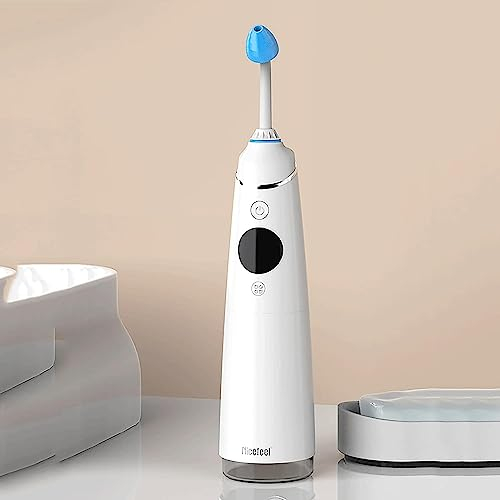 Kit de enjuague sinusal, olla Neti eléctrica, enjuague nasal portátil por pulsos Kit de enjuague sinusal Pantalla inteligente OLED Sistema de lavado nasal para irrigación nasal, al