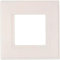 AMK® Single Light Switch White Finger Plate Back Surround Pack of 2 Plates Protect Wall Around Socket
