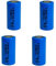 Enerpower 18350 Akku 4er Set 1100mAh 3,6V 18350 Batterie Akku Solar 10A (Flat-Top)
