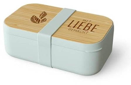 Rungassi Brotdose Brotbox Vesperdose Lunchbox RELAX (Grün - Mit Liebe gemacht)