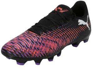 PUMA Future 8 Play FG/AG WN'S, Zapatillas de fútbol Mujer, Black White-Glowing Red, 39 EU