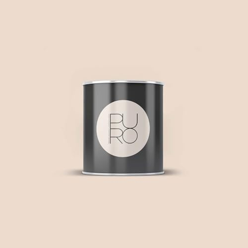 BRICOFLOR Elfenbeinweiß Wandfarbe seidenmatt für Innen mit Deckkraftklasse 1 Design Farbe ideal für Badezimmer und Schlafzimmer