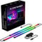 Lumtang 27 pollici Retroilluminazione per monitor PC, striscia luminosa a LED sincrona con colore dello schermo e musica per giochi, film, ecc., Striscia RGB LED, facile da usare senza fotocamera