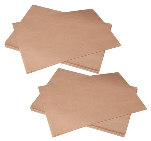 ALI2 - Papel sulfurizado de 200 hojas, 20 x 30 cm, resistente al aceite y a las fugas, antiadherente, papel de cocción para la cocina, las tostadas, la freidora de aire, el horno (20 x 30 cm)