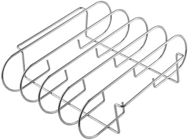 Parliky Parrilla De Metal para Asar Costillas De Res Antiadherente Apta para Lavavajillas Fácil De Usar