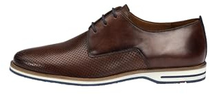 LLOYD Herren Schnürschuhe Demond, Männer Businessschuhe,Businessschuhe,Anzugschuhe,schnürung,Office,büro,Freizeit,Schnuerer, D.Brown, 41 EU / 7.5 UK