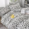 Nayoroom Herzchen Bettwäsche 140x200 Grau Leopard Herzen Aesthetic Bettwäsche-Sets 2 Teilig Leopardenmuster Herz Renforce Microfaser Kawaii Style Bettbezug mit Reißverschluss und Kissenbezug 70x90