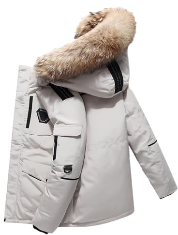 Motorrad Jacke Herren Mit Protektoren Jack and Jacke Herren Reißverschluss Plüschjacke Praktisch Mit Zipperherren Skijacke Wasserdicht Winterjacke Warme Wachsjacke Herren Sommer