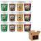 Noodle Multipack 12 – 3x Beef & Tomato, 3x Chicken & Mushroom, 3x Curry, 3x Bombay Bad Boy – Quick and Easy Instant Noodles, Ready Meal, Snack for Home, Office, Student, Camping, Travel – 90g Pots