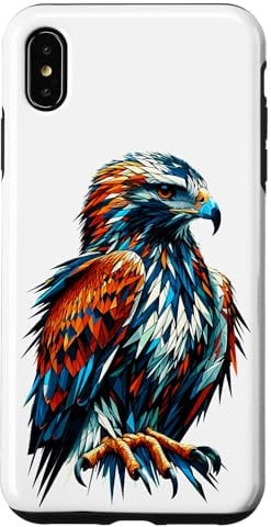 Polygon Art Hawk Hawks Case for iPhone XS Max