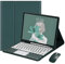 JZ Combo Magnetic Touch Keyboard Case für iPad mini 5/4/3/2 Generation Case mit Tastaturbedeckung & Maus(Stift Nicht enthalten) ﻿ for iPad mini 5/4/3/2 - Dark Green