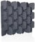 hjh OFFICE Akustik Trennwand 164x174 cm FLEXMIUT Plug 6er Set Stehwand erweiterbar, dekorativer Sichtschutz, Grau