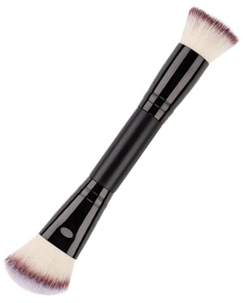 Pinceau Fond De Teint - Pinceau Correcteur, 17.5cm Pinceau de Fard à Paupières Double Face - Brosse Maquillage Douce & Précise en Fibre Synthétique pour Application Uniforme & Finition