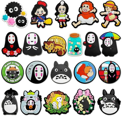 JSTHHTT 21 StüCk Schuh Charms, Crocs Anstecker, Cartoon Schuhdekoration, Crocs-Dekorationen, Cool Anime Schuh Dekoration, Shoe Schuhanstecker FüR Schuhe Diy Dekorationen Partys Geschenk