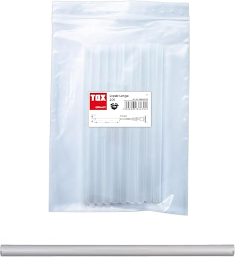 TOX Verbundmörtel-Zubehör Liquix Longa 200 mm, praktische Statikmischer-Verlängerung zum Verfüllen tiefer Bohrlöcher ab einer Verankerungstiefe von ≥ 190 mm M, 10 Stück im Beutel, 08460090