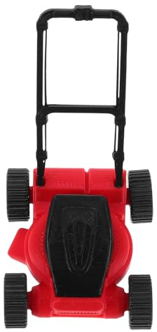 ADOCARN Toy Lawn Mower: Miniature Lawn Mower For Dollhouse Decor Accessories - 1:18 Scale Mini Garden Tool Prop For Micro Landscape Setup