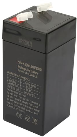 HEEPDD Batteria Ricaricabile Sigillata da 4 V, Accumulatore Ad Alte Prestazioni da 4,5 Ah per Bilance Elettroniche, Macchinine e Strumentazione Accessori per Utensili Elettrici