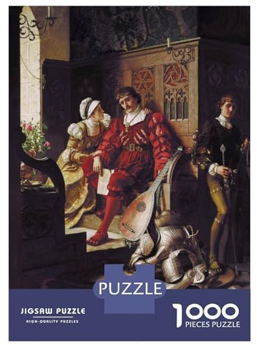 1000-Teile-Puzzle Für Teenager Duty by Edmund Leighton Puzzle Für Erwachsene, Denkspiel Für Die Ganze Familie, Geschenkidee Zum Stressabbau 70x50cm/1000pcs