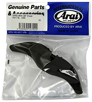 Motodak Cache-Nez ARAI Noir pour Casques Tour-X 4/Tour-X 3/Tour-X 2/MX-V/VX-3/VX-Pro Jr