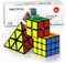 Roxenda Zauberwürfel Set, Original Speed Cube Set mit 2x2 3x3 Pyramide Speedcube, Einfaches Drehen & Flüssiges Spielen, Aufkleber Version (Original Stickers)