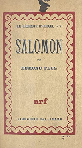 La légende d'Israël (2): Salomon (French Edition)