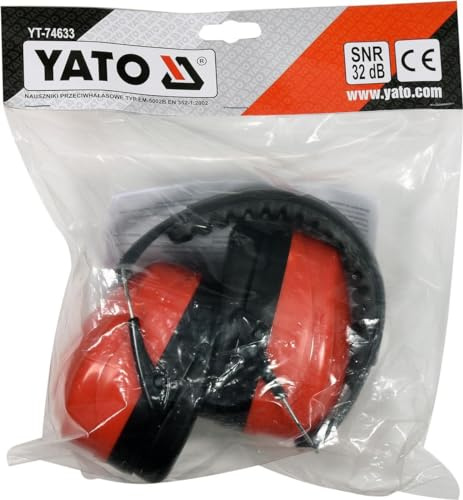 YATO YT-74633 Kapselgehörschutz Rot