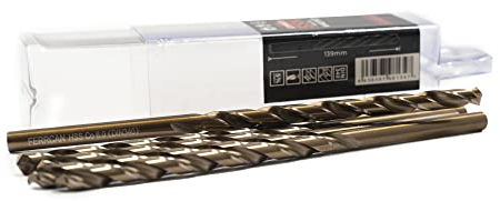 Ferrcan Brocas para metal HSS DIN340 M35 cobalto de talla larga (pack de 5 unidades por medida) (6mm)