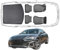 Trimak Passgenau 3D Fussmatten & Kofferraumwanne Auto Set Kompatibel mit Audi A5 F5 2016-2024 Auto Zubehör Gummimatten & Kofferraummatte Autos TPE Allwetter Geruchlos rutschfest Schwarz