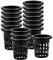 Saugbiry 100 Pack 1,96 Netz Becher Schlitz Geflecht Breiter Filter Pflanze Netz Topf Eimer Korb für Hydroponik Aquaponik Orchideen