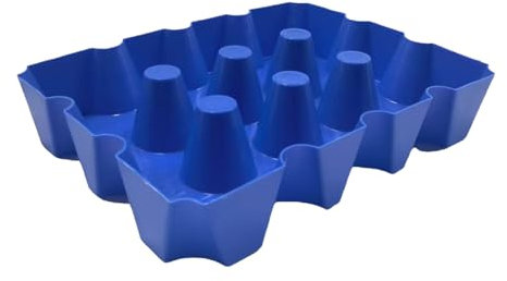 Beer Crate Ice Block Beer Cooler Ice Cube Form for Beer Crates with Gift Idea for Beer Drinkers Ice Container for Refrigerator (Blue, One Size)