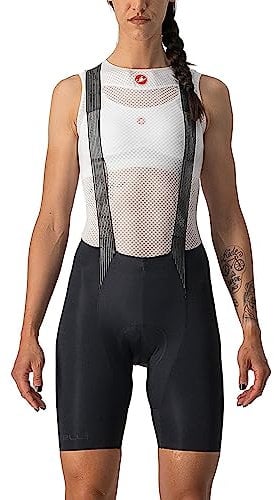 CASTELLI Women's Free AERO RC W BIBSHORT Shorts, Schwarz-Weiss, M