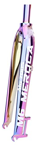 LHHL Mountain Bike Rigid Forks 26/27.5/29inch Rigid Disc Brake MTB Fork 1-1/8” Straight Superlight Aluminum Alloy Bicycle Rigid Fork Fit BMX MTB Road Bike Folding Bike (Color : Bright color)