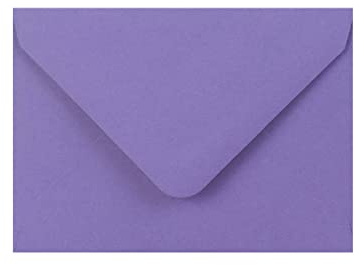 C5 Coloured Envelopes for A5 Greeting Cards Wedding Invitations & Crafts V Flap, Peel & Seal Flap (162x229mm) Pack of 50 (Purple)