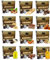 Caffè Vulcanus - Kit de dégustation 120 capsules de café aromatisé - Dégustation de 12 arômes de café - Compatible avec les machines Nespresso maison*