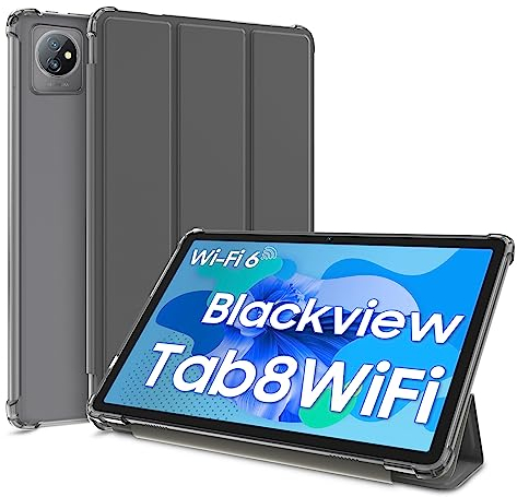 Funda para Blackview Tab 70 WiFi/Tab 8 WiFi//Tab 7 WiFi Generación, Ultrafina, con función de Encendido y Apagado automático, Color Gris