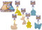 Jouet sensoriel pop – Porte-clés assorti Mini Fidget Fidget Stress Relief Enfants Push It TDAH Autisme