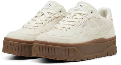 PUMA Women Karmen II Idol SD Sneaker, Frosted Ivory-Frosted Ivory, 42.5 EU