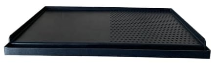 ZMC - Plancha para barbacoa de gas (45 x 24 x 2 cm, con revestimiento antiadherente, ideal para camping, parrilla de gas