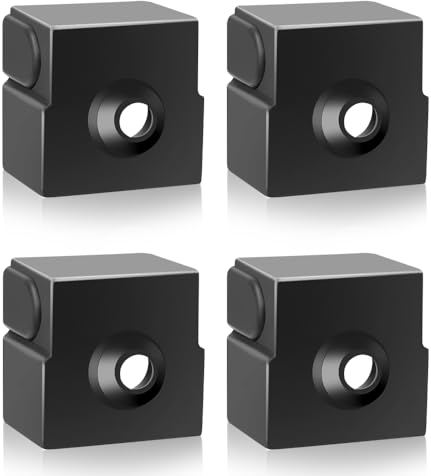 Creality Offizielle Ender 3 V3 SE Silikonsocken 4 Stück 3D Drucker Hotend Heizblockabdeckung Silikongehäuse Düsensocken 3D Drucker zubehör Ersatzset für Ender 3 V3 SE / 5 S1 / Ender 7