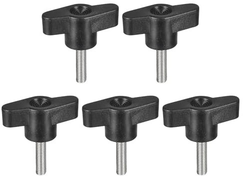 QUARKZMAN 5 Pcs de Tornillo de Sujeción, M5 x 20mm, Acero Inoxidable 304, Tornillos de Pulgar en Forma de T para Reemplazo Rápido de Perillas de Apriete Manual