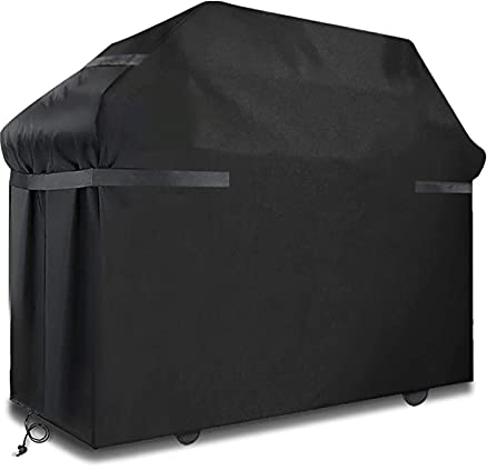 LCGOD Copertura Barbecue da Esterno, 210D Oxford Copri BBQ, Anti Polvere Neve Pioggia Feci di Uccelli Sole Telo Impermeabile Esterno con Coulisse