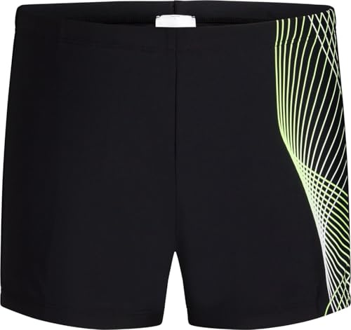 energetics Trunks Badehose Black/Green Lime 164