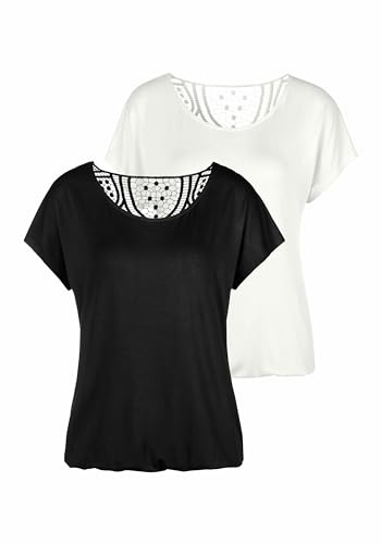 VIVANCE by Lascana Damen Kurzarmshirt