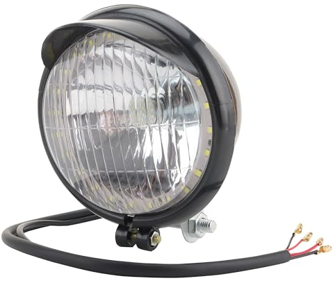 WOOSTAR 12V Gleichstrom Enduro Geführt Scheinwerfer Glühbirne Ersatz für 50ccm 70ccm 90ccm 110ccm 125ccm 150ccm Motorrad
