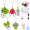 ORIGACH 10 Set Gemüse Häkelset Für Anfänger, DIY Amigurumi Brokkoli Tomaten Kohl Aubergine Frühlingszwiebeln Starter Häkelset Für Erwachsene Mit Schritt Für Schritt Videoanleitung