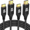 kfdlink 4K Mini HDMI to HDMI Cable 1.8M 2Pack, High Speed 4K 60Hz HDMI 2.0 Cord, Compatible with Camera, Camcorder, Tablet and Graphics/Video Card, Laptop, Raspberry Pi Zero W