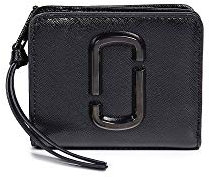MARC JACOBS Damen The Mini Compact Wallet, Schwarz