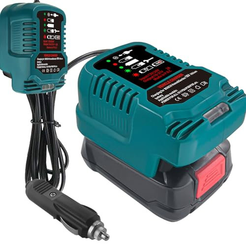 Mini car charger compatible for Bosch 18V PBA lithium-ion battery Replacement for Bosch 18V PBA lithium-ion charger for Bosch 18V PBA batteries Charger (18V batteries only).