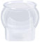 Plastic Fish Bowl, Round Fish Tank Aquarium Transparent Fish Tank Keeper Fishbowl Desktop Aquarium for Goldfish Betta Fish Turtle - Size 8.7 * 7.7 inches (10.7 * 9.2in)